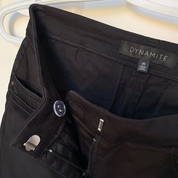 Dynamite Black Ankle-Length Slim Pants - Picture 4 of 7